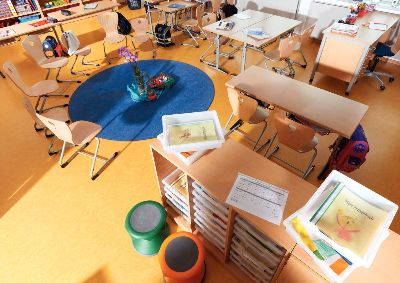 Classrooms – learning and working areas.