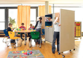 Separate play areas in no time.